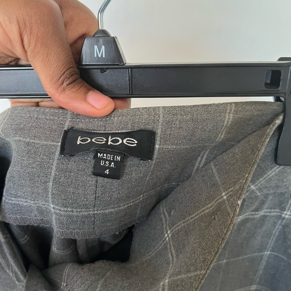 Bebe plaid wide leg work capris - Picture 5 of 5